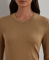 Lauren Ralph Women's Cotton-Blend Sweater