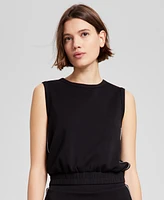 And Now This Women's Piping-Trim Sleeveless Top, Exclusively at Macy's