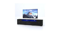 Slickblue Modern Tv Console with Storage, App Control Led Stand, Rgb Lighting, 31 Modes for 80'' TVs