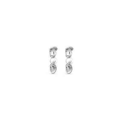 UNOde50 Metal Alloy Oval Link Earrings