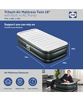 Sealy Baby Sealy Tritech 18 Inch Air Mattress Bed 2 Person with Built In Ac Pump (2 Pack)