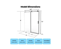 gaomon Shower Door, 56