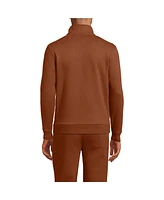 Lands' End Men's Long Sleeve Serious Sweats Half Zip Mock Sweatshirt