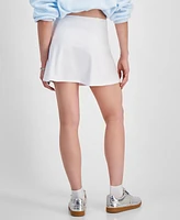 Madden Girl Juniors' Double-Slit Pull-On Mini Skirt