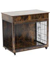 Streamdale Furniture Premium Dog Crate Spacious, Stylish, and Durable