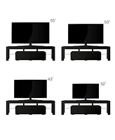 Streamdale Furniture Modern Tv Stand, 20S Led Tv Stand with Remote Control Lights