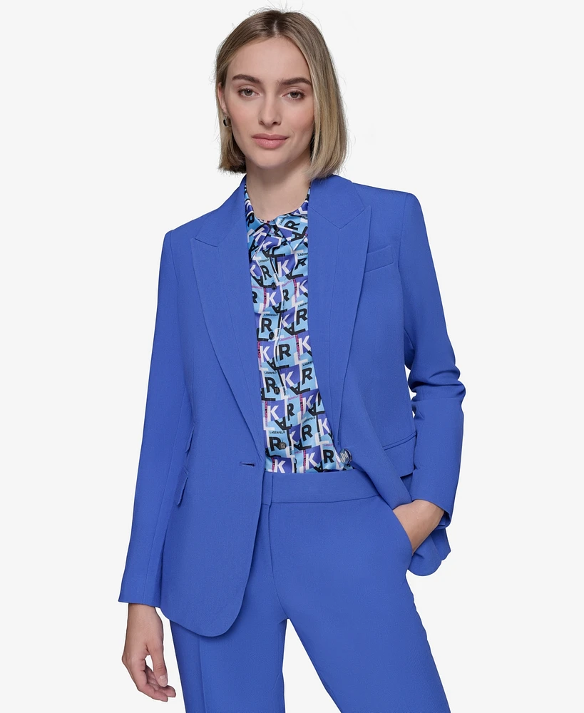 Karl Lagerfled Paris Women's One-Button Blazer