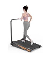 Streamdale Furniture Under Desk Walking Pad, Treadmill 15% Incline 2.0HP 240 Lbs With Remote Control