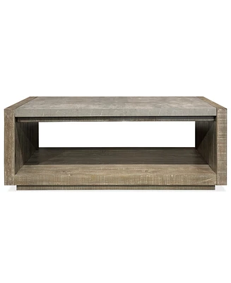 Intrigue 48" Rectangle Wood Coffee Table