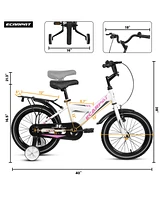 Streamdale Furniture Safe & Sturdy Kids Bike Excellent Braking, Non-Slip Pedals, Steel Frame