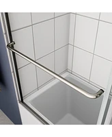 Streamdale Furniture Bypass Sliding Shower Door with Easy Clean Glass