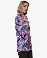 Karl Lagerfeld Paris Women's Printed Shirt