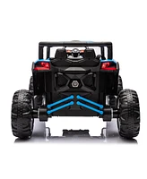 Streamdale Furniture Thrilling 12V Electric Ride-On Car with Safety, Entertainment, and Customization