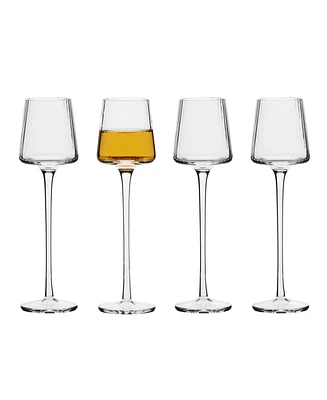 Anton Studio Designs Empire Clear Cordial Glasses, Set of 4