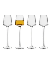 Anton Studio Designs Empire Clear Cordial Glasses, Set of 4