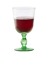 Anton Studio Designs Swirl Wine Glasses, Set of 4