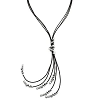 UNOde50 Brown Leather Cords Necklace