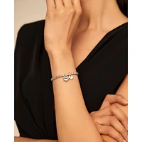 UNOde50 Sealed Love Sterling Silver Metal Bracelet