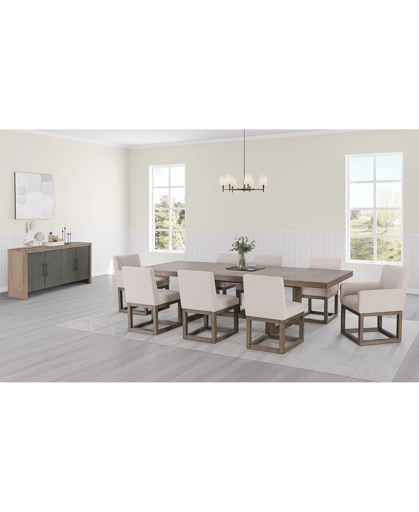 Portmore 9 Pc Rectangular Set (Table, 6 Side Chairs & 2 Arm Chairs), Created for Macy's