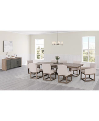 Portmore 9 Pc Rectangular Set (Table, 6 Side Chairs & 2 Arm Chairs), Created for Macy's
