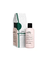 philosophy White Cherry Hydrating Shower Gel, Bubble Bath & Shampoo Stocking Stuffer, 3 oz.