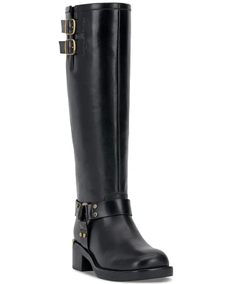 Vince Camuto Women's Kaydin 2 Knee-High Moto Boots