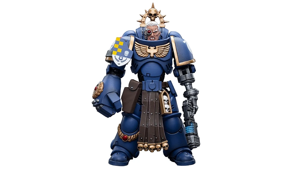 Warhammer Ultramarines Lieutenant with Power Fist 1/18 Scale 40K | Joy Toy