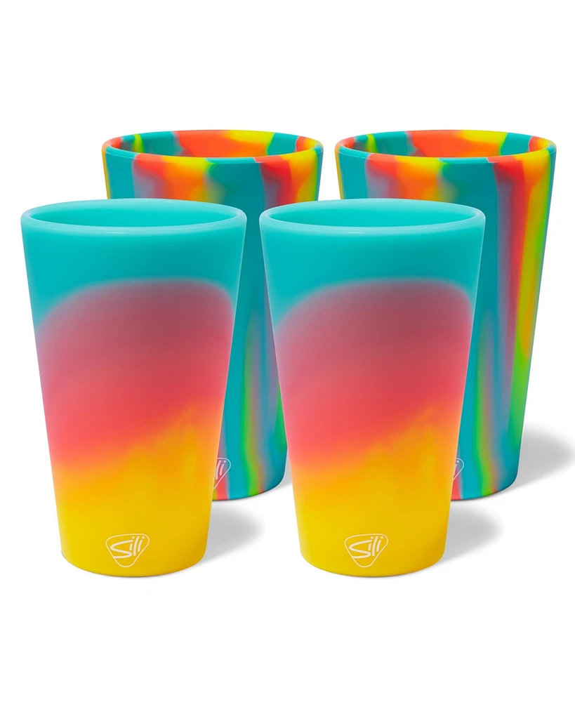 Silipint Pint Glasses: 2 pk - Sugar Rush & Aurora