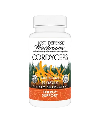 Host Defense Cordyceps Capsules - Immune & Energy Support Supplement