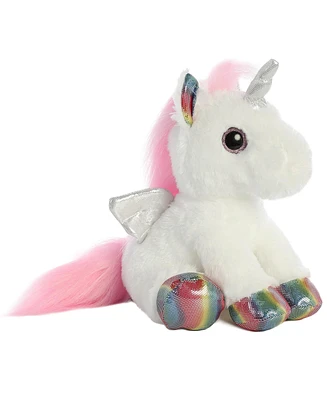 Aurora Medium Astra Unicorn Sparkle Tales Enchanting Plush Toy White 12"