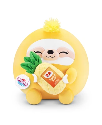 Snackles Zuru Large Sloth and Dole Pinapple Soft Plush Toy