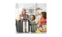 Slickblue Home Use Multi-Function Electric Juicer with Us Plug in Black for Fresh Juice Preparation