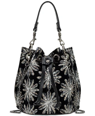 Patricia Nash Volania Small Velvet Drawstring Bag