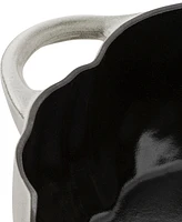 Staub Enameled Cast Iron 3.5 Qt. White Truffle Pumpkin Cocotte