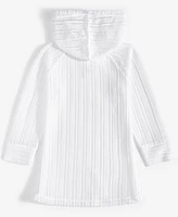 Epic Threads Toddler And Little Girls Long-Sleeve Hooded Mesh Swim Cover-Up, Exclusively at Macy's