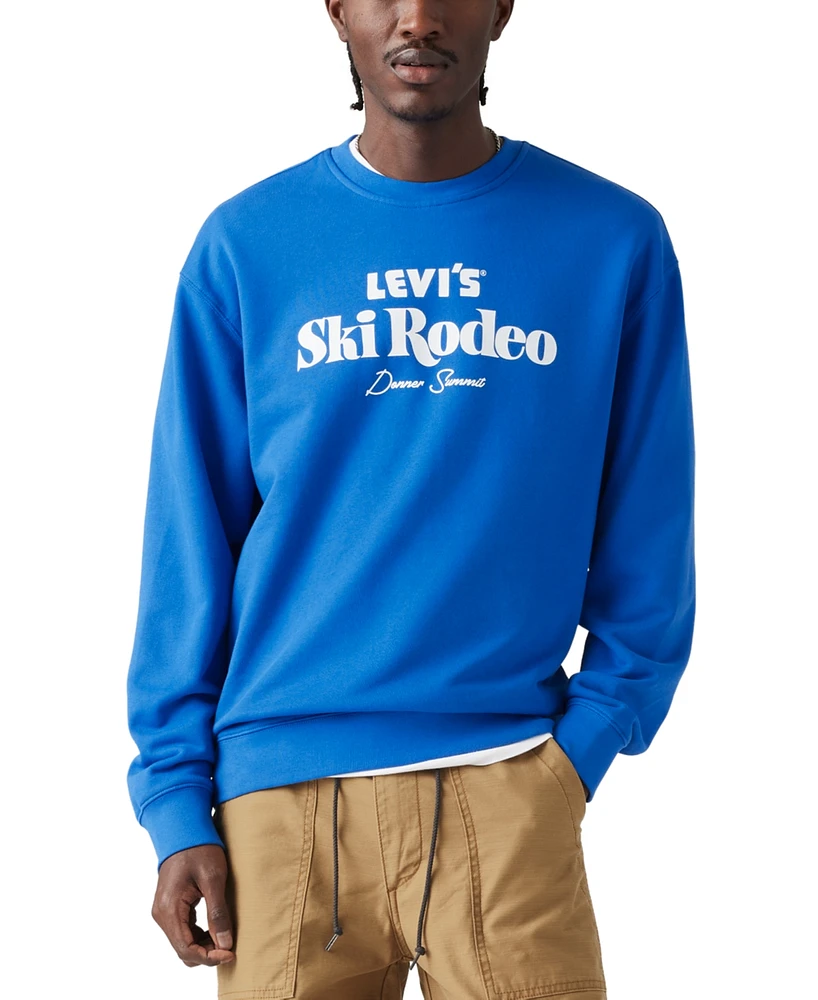 Levi's Men's Relaxed-Fit Ski Rodeo Logo Graphic Sweatshirt