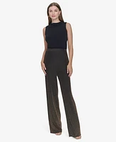 Halston Women's Pull-On Wide-Leg Pants