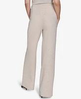 Halston Women's Mid-Rise Wide-Leg Pants