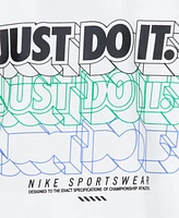 Nike Little Boys "Just Do It" Deconstructed Graphic Tee