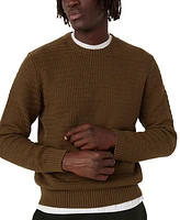 Frank And Oak Men's Relaxed-Fit Textured Ribbed-Knit Sweater