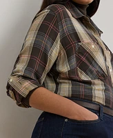 Lauren Ralph Plus Plaid Shirt