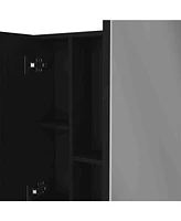 Depot E-shop Harbor Medicine Double Door Cabinet,Four Interior Shelves