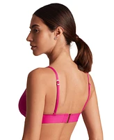 Lauren Ralph Women's Triangle V-Neck Bikini Top