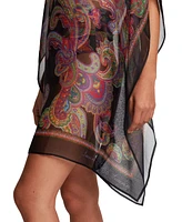 Lauren Ralph Women's Parder Poncho Swim Cover-Up