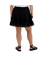 City Chic Plus Ebony Skirt