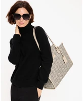 Kate Spade New York Women's Spade Flower Coated Canvas Large Tote Bag
