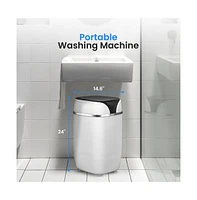 SereneLife Portable Washing Machine, High-Quality Full-Automatic Compact Washer