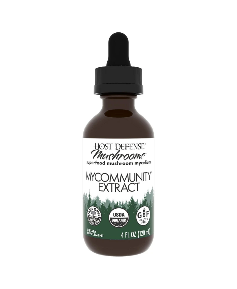 Host Defense MyCommunity Extract - 17 Species Blend Mushroom Supplement for Immune Support