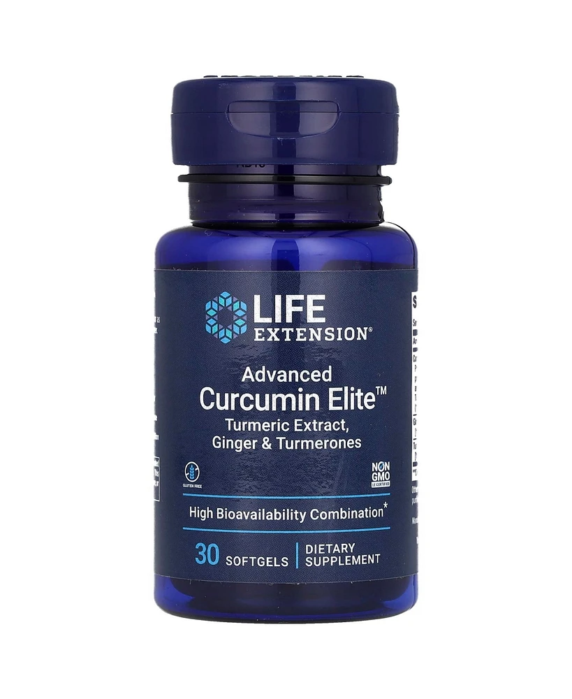 Life Extension Advanced Curcumin Elite Turmeric Extract Ginger & Turmerones