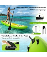 Hongge Inflatable Stand up Paddle Board iSUP Board Accessories with 3 Fins